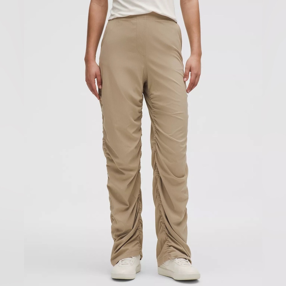 Lululemon Dance Studio NWT Slim-Fit High-Rise Flared Pant Sheer Oak color